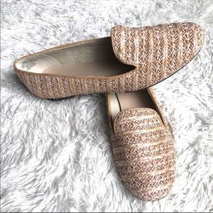 Wanted Natural Woven MexiCali Loafers Size 9